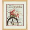 Набор для вышивания нитками DIMENSIONS  "Парижский велосипед"